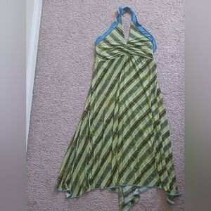 Autumn Teneyl women's size Large green dress